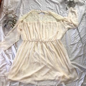 ASOS Curve Ivory Dress